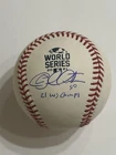 Charlie Morton Signed Rawlings Official 2021 World Series Baseball Braves JSA
