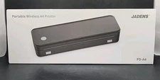 NEW Jadens Bluetooth 8.5" x 11" Portable Thermal Printer. Black