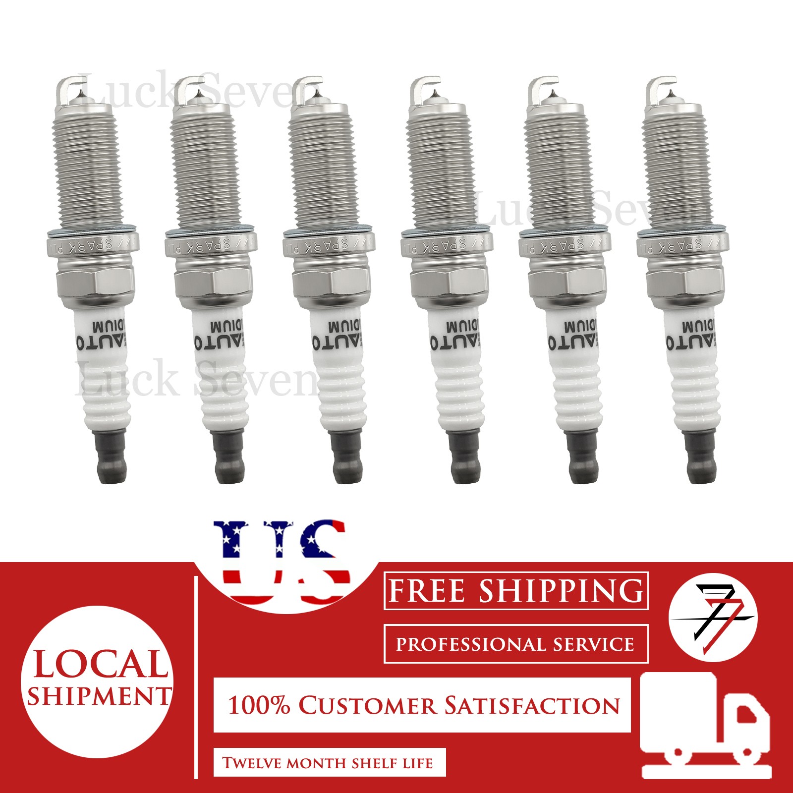 0037663 6Pcs Spark plug Fit BMW 328i xDrive 528i Z4 X3 3.0L L6