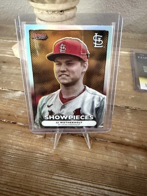 JJ WETHERHOLT SHOWPIECES REFRACTOR - 2025 Bowman's Best #BS-11 STL Cardinals RC