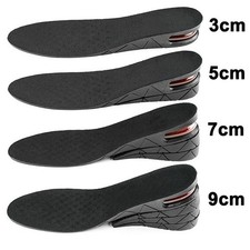 Men Women Shoe Insoles Invisible Height Increase Heel Lift Taller Inserts Pad