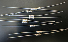 10pcs 5.62 ohm 1/4W 1 Metal Film Precision Axial Resistors White  NEW 