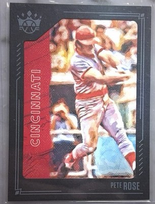 2021 Panini Diamond Kings Framed Gray Parallel #7 Pete Rose 