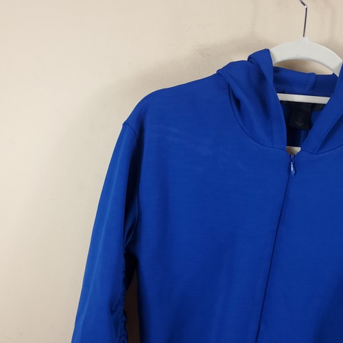 500 Maison Cinqcent Full Zip Cropped Jacket with Ruched Sleeve Size S - Picture 2 of 12