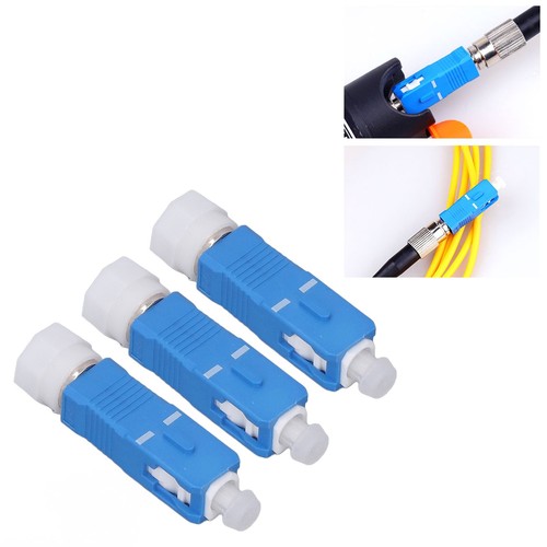 3xer Glasfaser-Anschlussadapter SC-Stecker Auf FC-Buchse Singlemode-Konverter❀ - Afbeelding 3 van 24