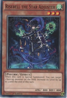 Yugioh Risebell The Star Adjuster MP14-DE023 Common 1. Auflage NM x3 Play Set