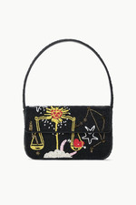 STAUD BEADED ZODIAC TOMMY BAG LIBRA NWT Limited Collection