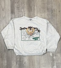 Vintage 1995 Looney Tunes Tasmanian Devil Kids Crewneck Size Medium Kids