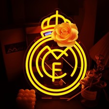 ASDGGBL Football Neon Signs for Wall Decor, 9*13 inches, Yellow, MCFI1 