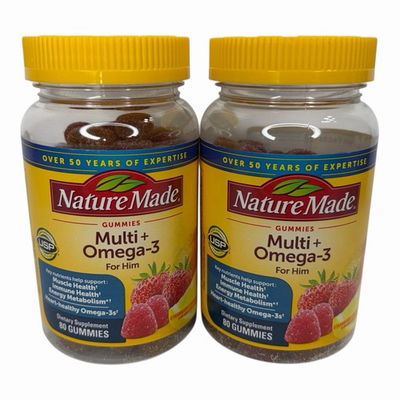 #ad #ad Nature Made Multi Omega 3 For Him Gummies Multivitamins 160 Count FREE SHIP $29.99