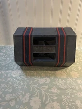 Vintage Rolykit Blue Roll Up Storage Box Craft Case Jewelry Sewing Fishing Empty