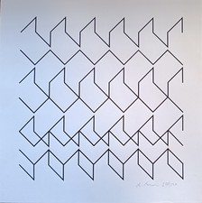 MASSIRONI MANFREDO (Padova, 1937 - 2011) SENZA TITOLO serigrafia s. d. cm. 50 x 