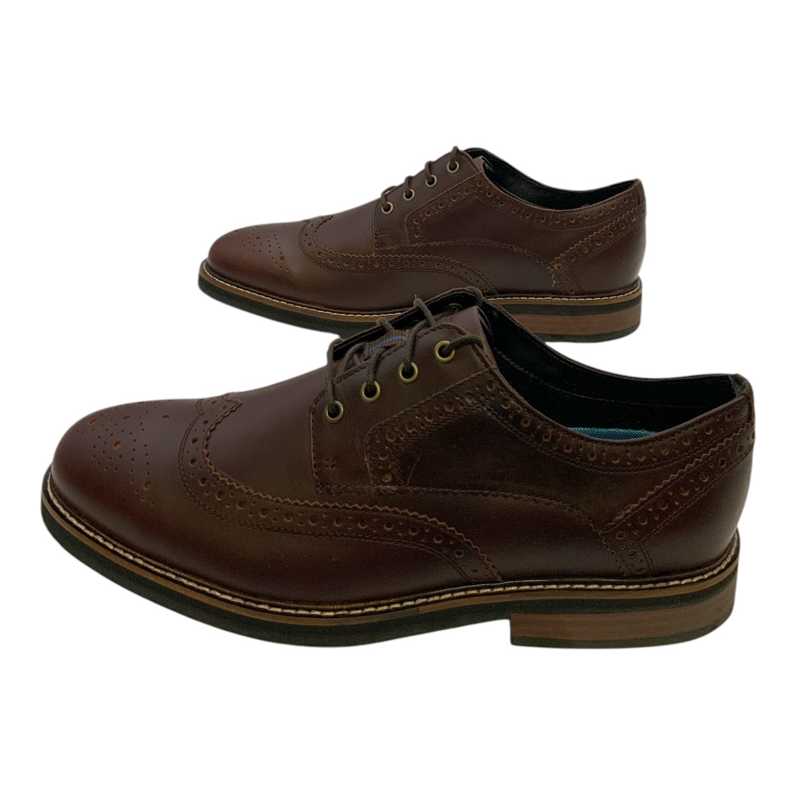 SAOLA Nunn Bush Oakdale Oxford punta alare pelle marrone ruggine US uomo 9 5 W