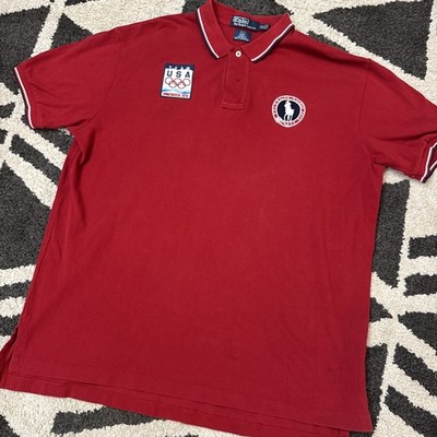 Ralph Lauren Vancouver Olympic2010アメリカ代表 Polo By Ralph Lauren Mens Red 2010 Vancouver Olympic Team USA Polo