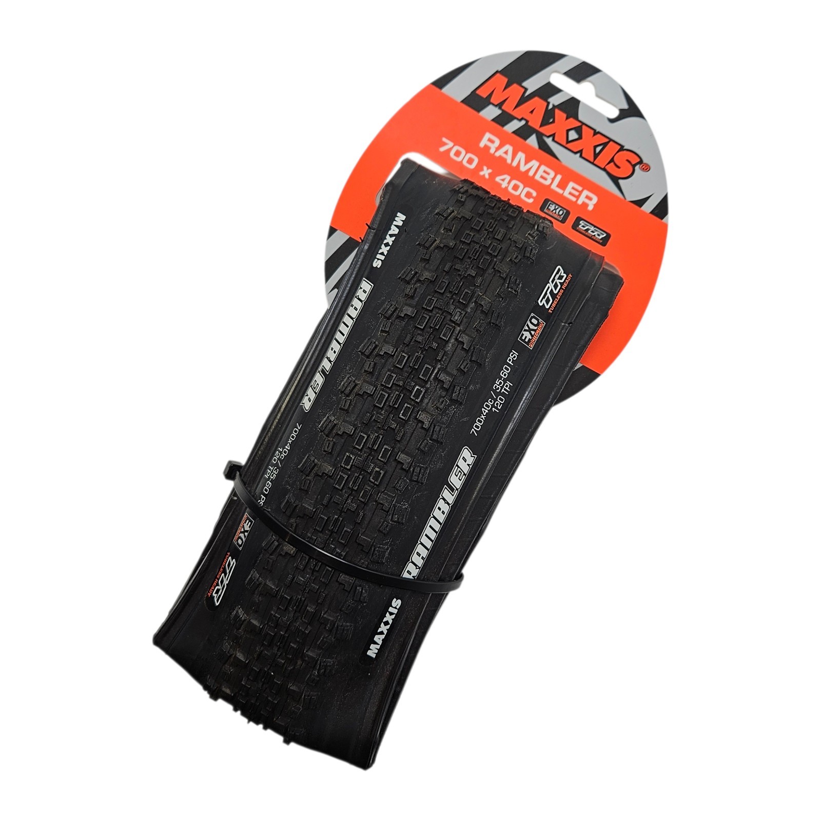 Maxxis Rambler Gravel Bike Tire 700x40c Tubeless Folding Dua