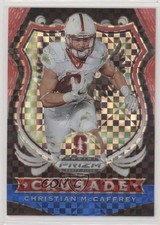 2020 Prizm Draft Picks Crusade Red White & Blue 48/99 Christian McCaffrey 0f9s