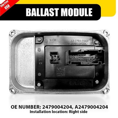 New Headlight LED Module Ballast For 19-23 Mercedes Benz W247 OE# A2479004204