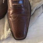 Brown Mezzo Punto Wingtip Shoes  — photo 2
