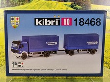Kibri H0 18468 MB SK LKW mit Planenanhänger THW OVP / F21