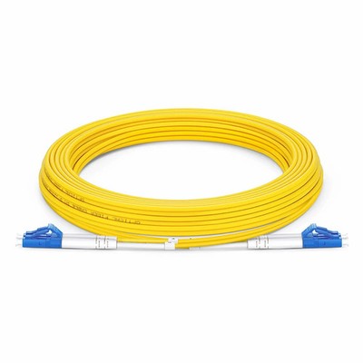 LC-LC Duplex UPC/SM(OS2) Fiber Patch Cable, Riser(OFNR), Brand New!