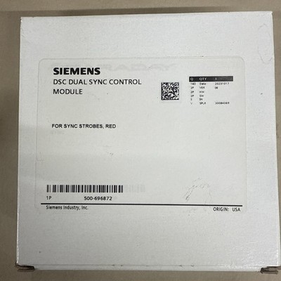 SIEMENS DSC DUAL SYNC CONTROL MODULE 500-696872
