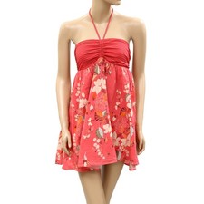 Urban Outfitters Pia Convertible Tie Bandeau Babydoll Mini Dress Cotton M 287003