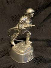 Charles Stadden WWII Blitz Fire Fighter Figure Pewter Figure