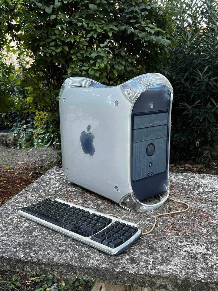 Apple Power Mac G4 @400Mhz 1999 Mac 9.2 M5183 With Keyboard - Immagine 2 di 4