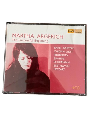 Martha Argerich The Successful Beginning 4CD Box Klassik Piano