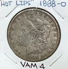 1888-O Morgan Silver Dollar $1 "Hot Lips" Variety VAM-4 - Nice Collectible Coin