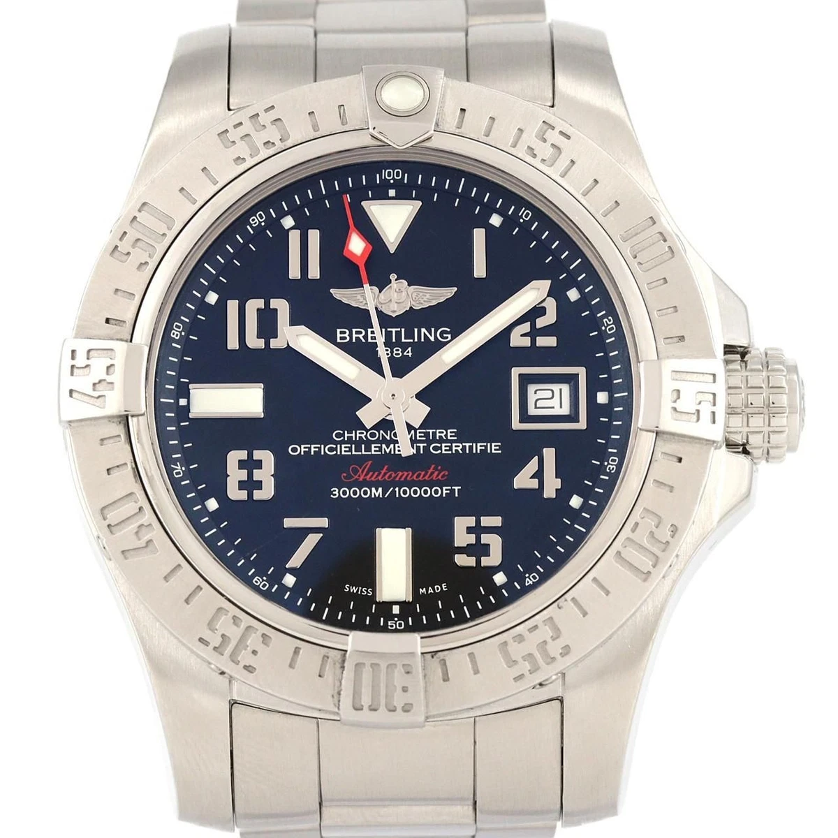Breitling Avenger II Seawolf - 45 mm, Stainless Steel for sale | eBay