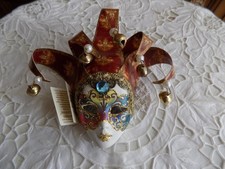 Venetian Jester Masquerade Mask La Maschera del Galeone Venice Italy Multicolor