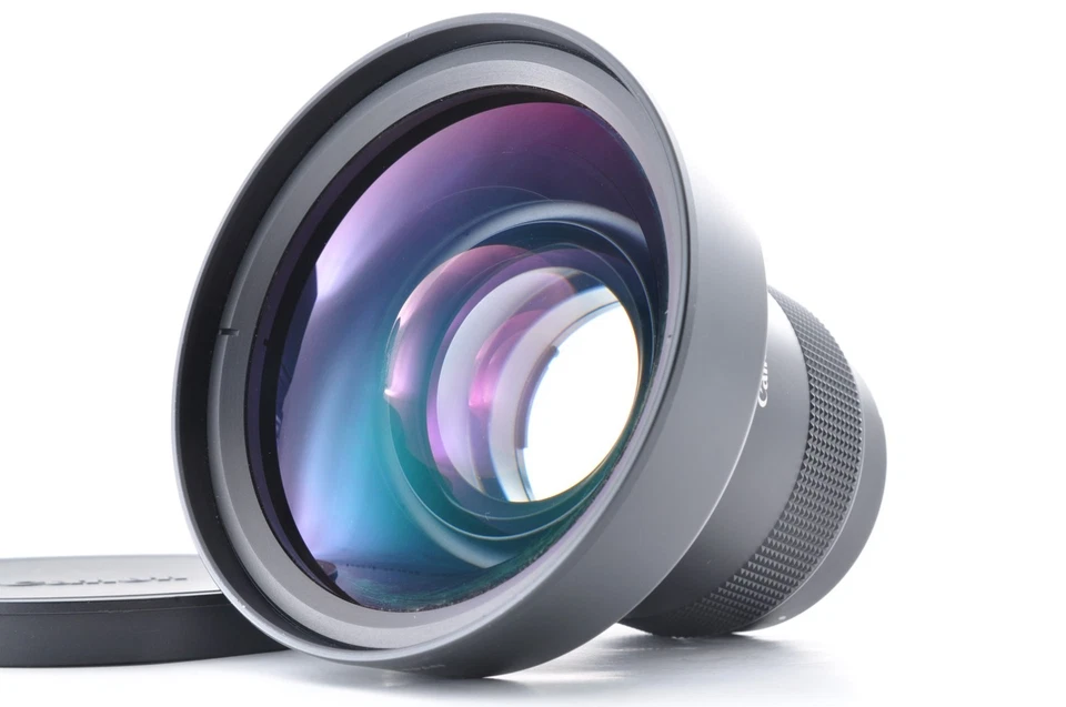 Canon WC-DC58B 0,75x lente convertidor ancho + adaptador LA-DC58H de Japón #0571 - Imagen 1 de 4