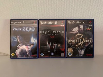 Project Zero    2 Crimson Butterfly - 3 The Tormented PlayStation 2 PS2 Bundle