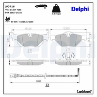 Delphi Bremsbelagsatz BremsklöTze FüR BMW X1 E84