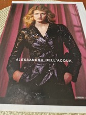 Alessandro Dell'Acqua 2004 Print Advert Fashion Ad