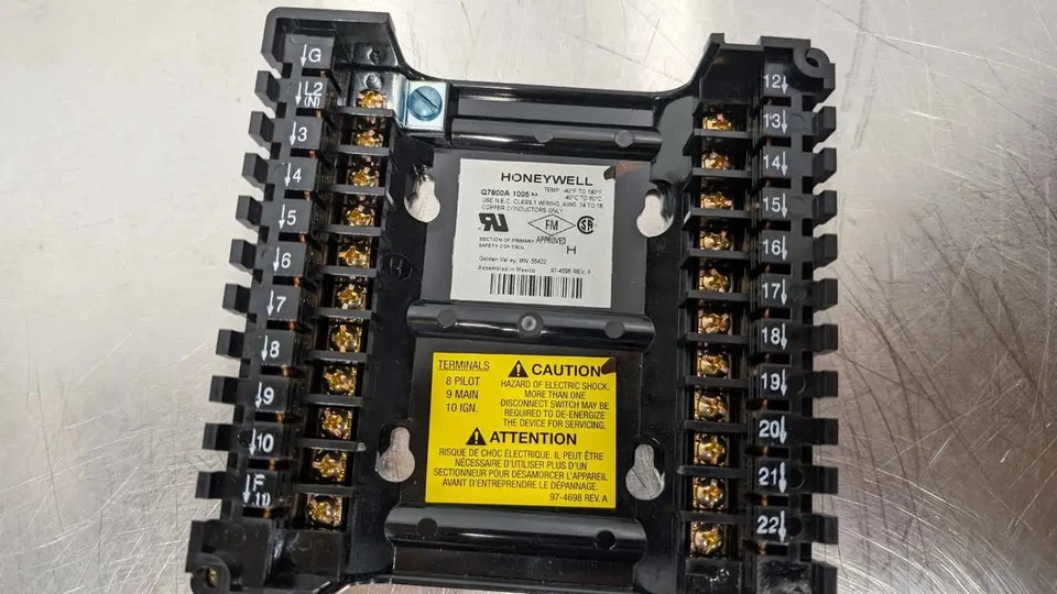 Honeywell Q7800A 1005 Universal Wiring Subbase 22 Terminals - Image 4 of 4