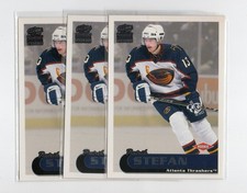 1999-00 Pacific Paramount #251 Patrik Stefan THRASHERS ROOKIE 3X LOT