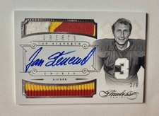 2014 Panini Flawless Greats Patches Autographs Jan Stenerud /9 #28 (AU, MEM)