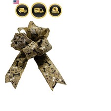 Dog Bone Paw Prints Wreath Bow Pet Decor Gift Sign Accessories