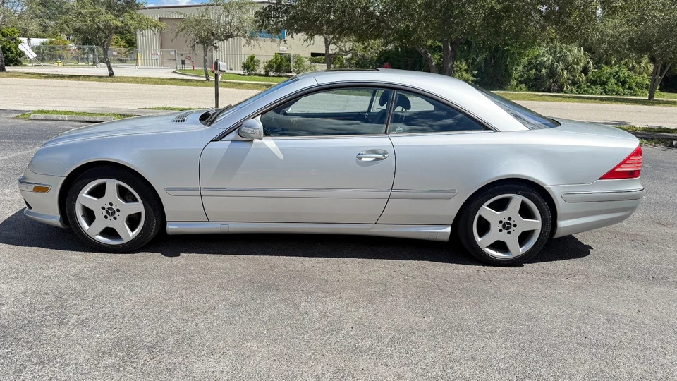 2005 MERCEDES BENZ C215 CL500 AMG Automatik 48000 gelaufen SILBER/SCHWARZ - Bild 3 von 4