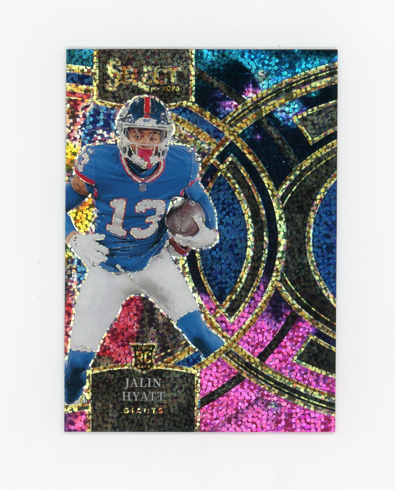 JALIN HYATT 2023 Panini Select COSMIC Prizm Rc #173 New York Giants SSP