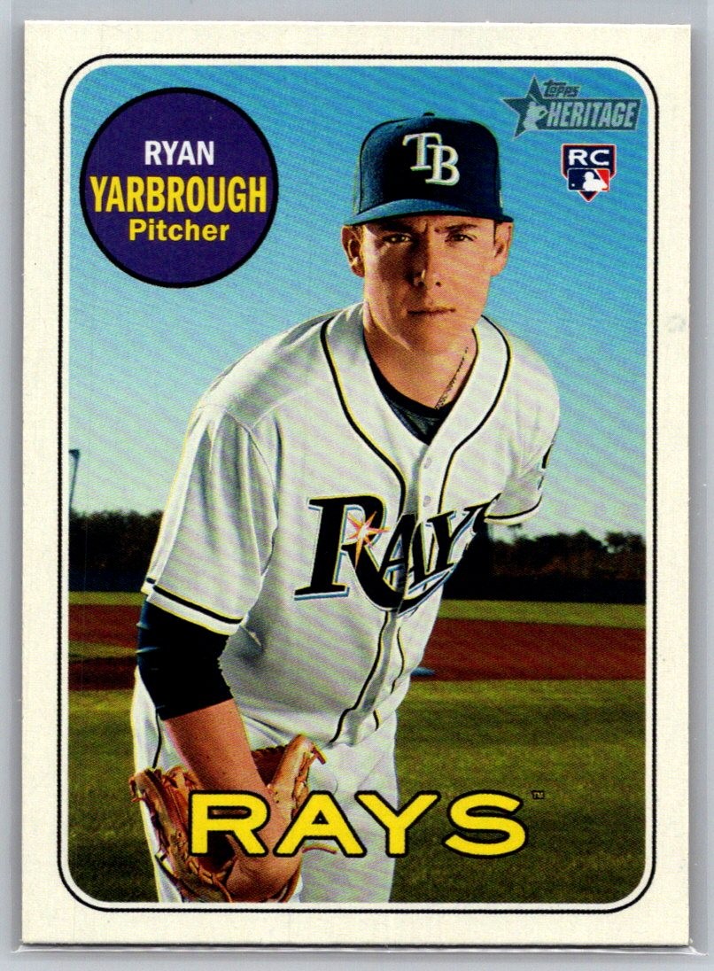 2018 Topps Heritage #543 Ryan Yarbrough