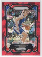 #91 Johnny Furphy 2024-25 Prizm Draft Picks Red Ice RC
