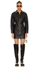 Платье Free People Amber Vegan Leather