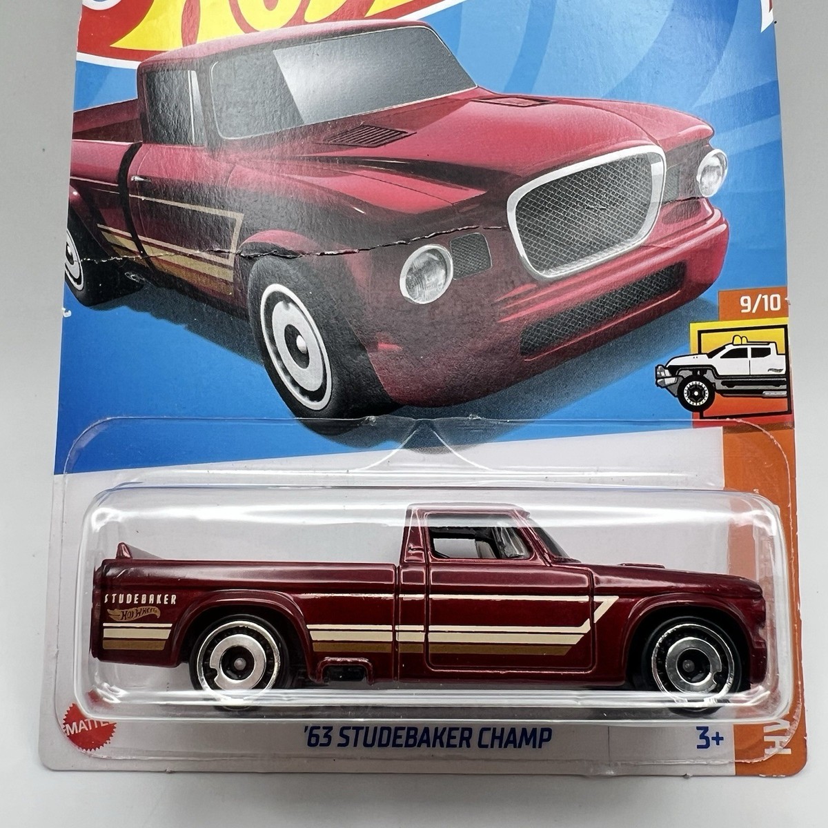 Hot Wheels 63 Studebaker Champ Red #155 Mainline Diecast Truck | eBay