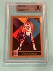 KURT RAMBIS Signed 1990-91 SKYBOX Card #229 Beckett BAS