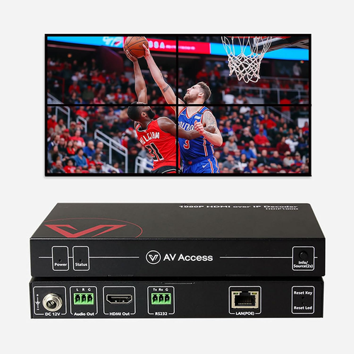 AV over IP Decoder 1080P, HDMI Output for Multi-Screen Display, Video Wall up to - Picture 1 of 12