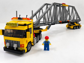 LEGO City 7900 Heavy Loader 2006 Truck Bridge Minifigure Instructions Vintage