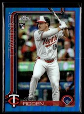2025 Topps Chrome Blue Alan Roden RC /150 #182